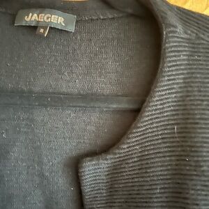 Jaeger Black Women's Cardigan Sweater